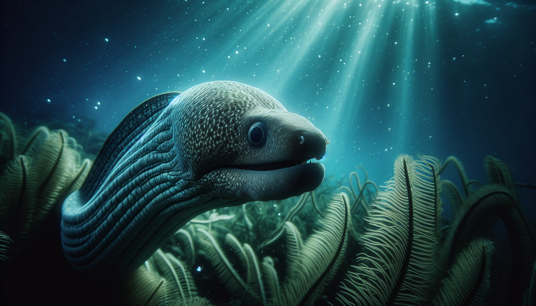 Lươn biển là một loài động vật thủy sinh sống trong vùng biển.