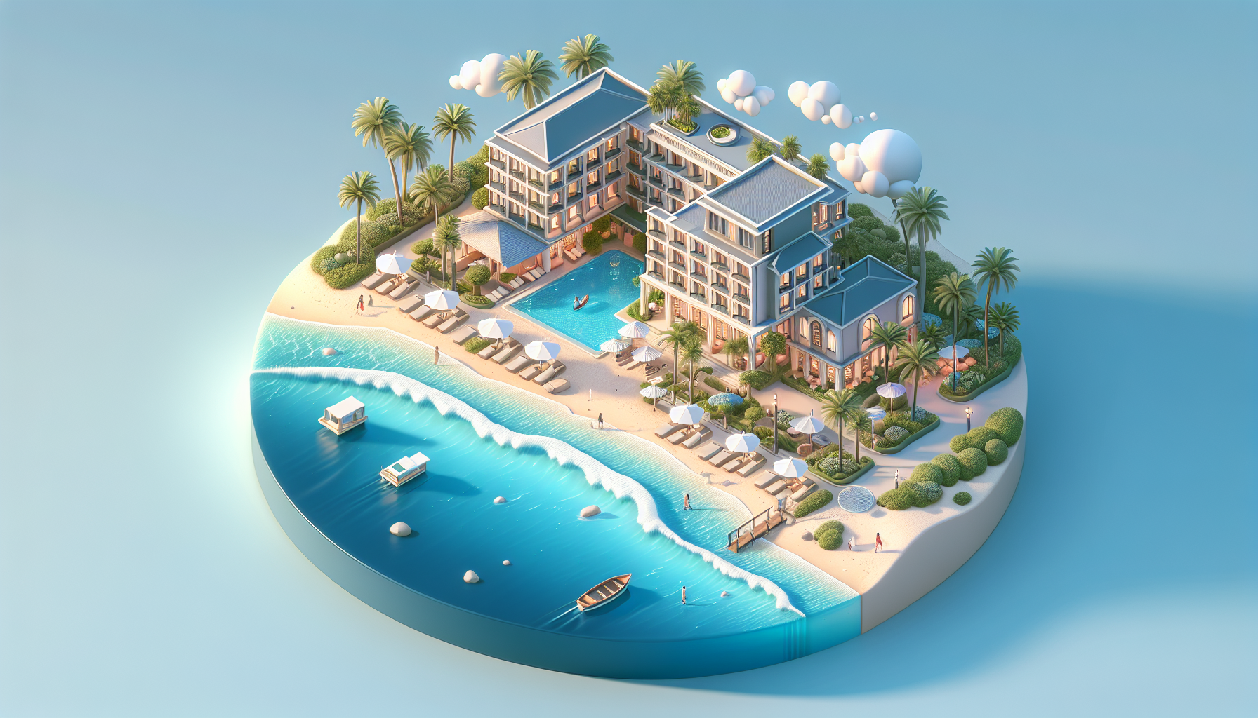 Khách sạn A: Tọa lạc tại bãi biển xanh mát, khách sạn A là một điểm đến lý tưởng cho những ai yêu thích biển cả. Với phòng nghỉ sang trọng và tiện nghi, du khách sẽ có trải nghiệm thú vị và thoải mái.