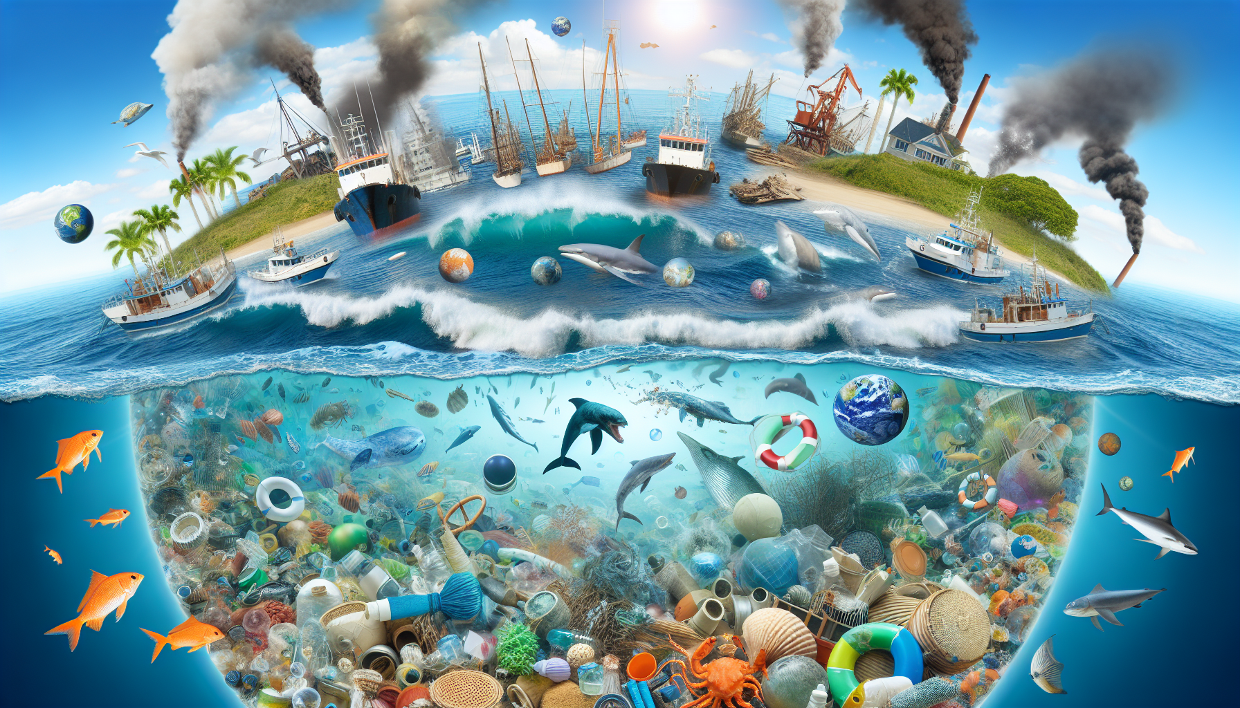 Tình trạng ô nhiễm môi trường tại các vùng biển ngày càng trầm trọng.
